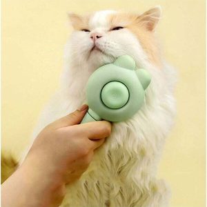 Pet Comb Cat Floater Comb One-Click Hair Removal Cleaning Comb Dog Massage Hair Removal Brush Pet Supplies Multicolor