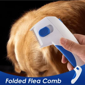 Electric Flea Comb, Grooming Comb Brush For Dogs Cats, Pet Electric Flea Zapper, Ticks Grooming Removal Tool, Efficient Lice Cleaner Comb. Ideal For Kitten, Puppy And Adult Pets. Safe Cordless Design. (Battery Needs To Be Purchased Separately.) Multicolor