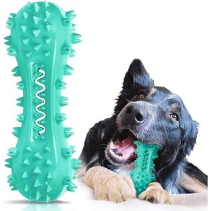 Toothbrush Dog Chew Toy, Stick Bone For Dog Teeth Cleaning, Tooth Brushing, Teething Chew Toys, Dental Oral Care For Small, Medium And Large Dogs(Blue) 1